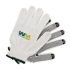 Cotton/Poly Gloves w/ Rubber Grip Dots